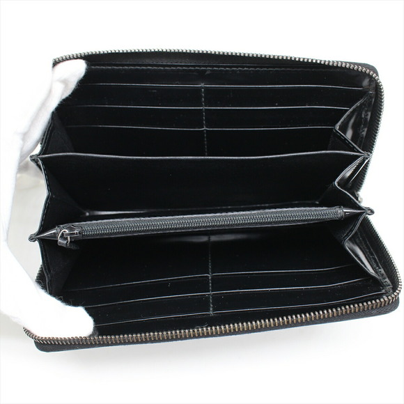 Gucci GG Implement Leather Round Zipper Wallet Black - Picture 8 of 12